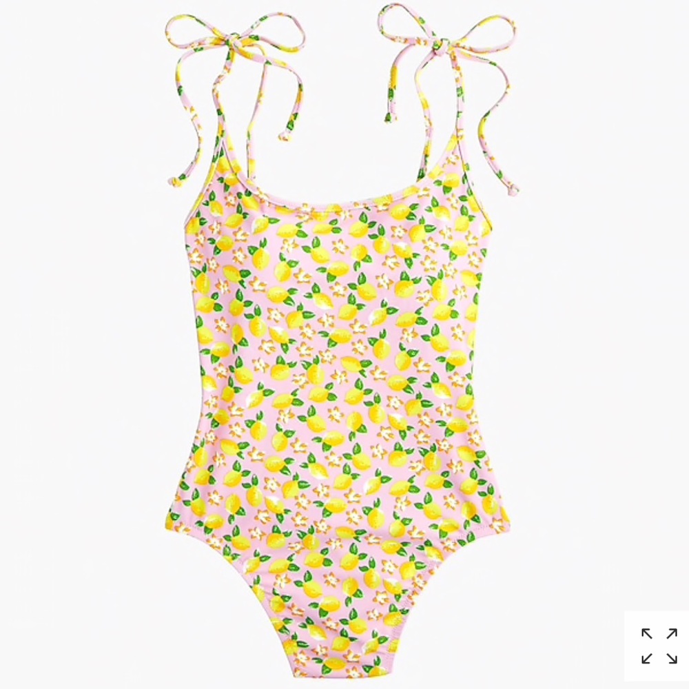 NWT J. Crew Lemon Print Suit